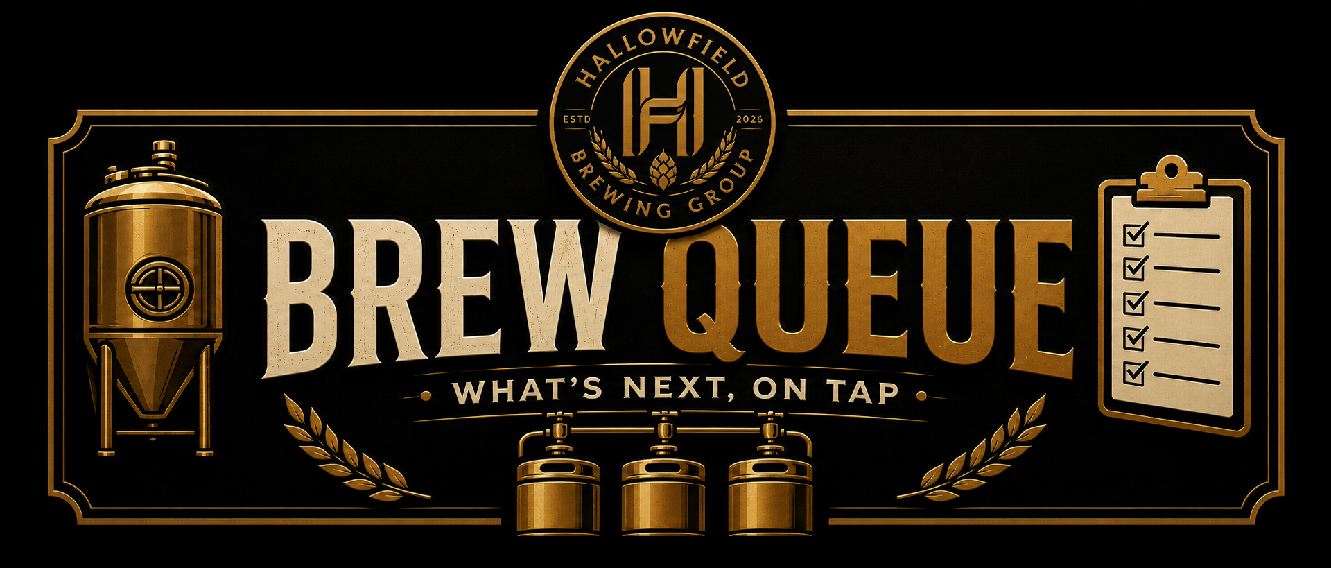 Hallowfield Brewing Group Brew Queue